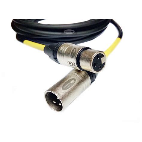 Cabo De Microfone Dmx Xlr F Mea X Xlr Macho Balanceado Metros