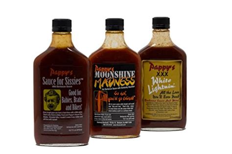 Pappys Barbecue Sauce Bundle Sauce For Sissies Moonshine Madness