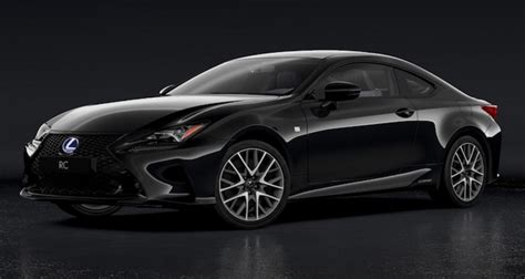 Le Lexus Rc H F Sport Black Edition Broie Du Noir