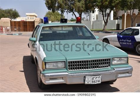 Classic Abu Dhabi Police Cars Exhibition Stock Photo (Edit Now) 1909802191