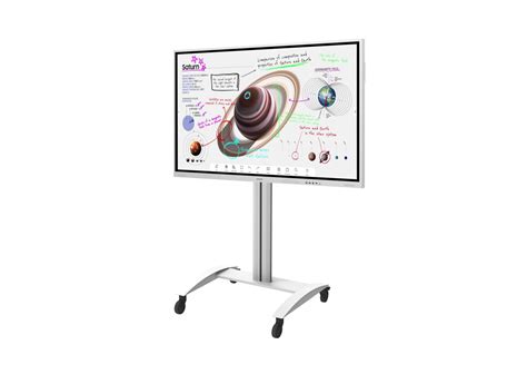 Samsung Flip Pro Wm65b 65 Interaktives Touchdisplay Mit 4k Uhd Inkl Rollwagen Und Anschlussbox