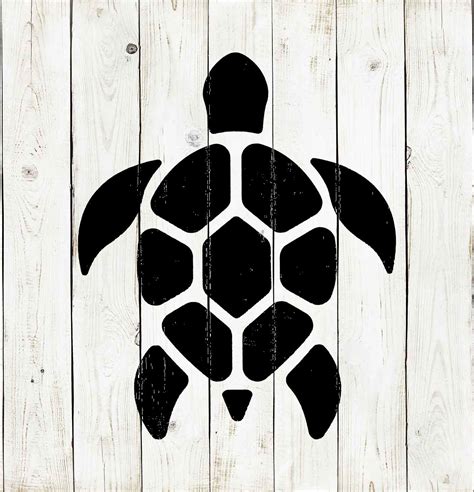 Sea Turtle Stencil Reusable Color Draw Paint Stencil Etsy Australia