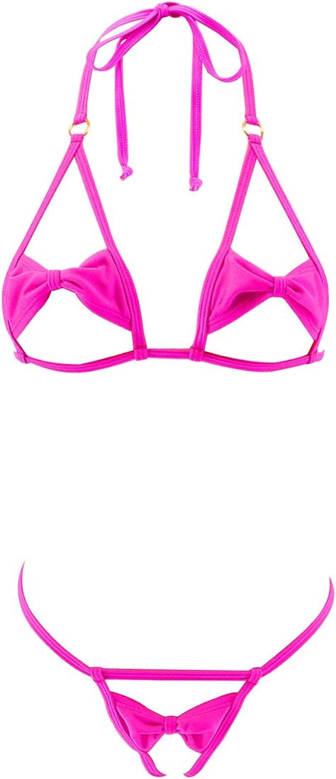 SHERRYLO Micro String Bikini Slutty Crotchless Extreme Bikinis Sexy