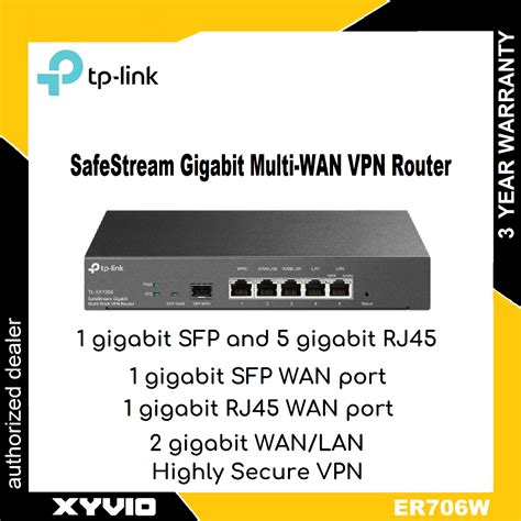 Tp Link Tl Er Safestream Gigabit Multi Wan Vpn Router Shopee Malaysia