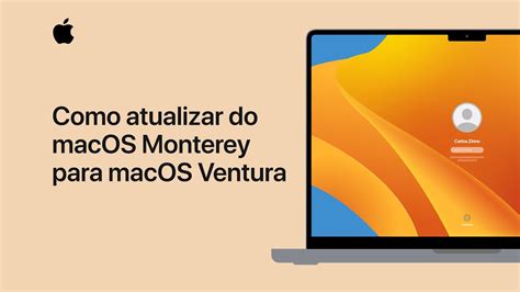 Como Atualizar Do MacOS Monterey Para MacOS Ventura Suporte Da Apple