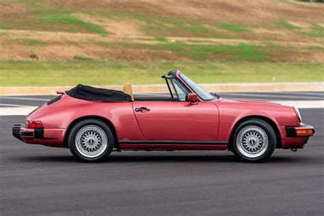 Pretty in Pink: 1989 Porsche 911 Carrera Cabriolet