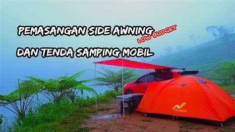 Pemasangan Side Awning Dan Tenda Samping Mobil Situ Datar