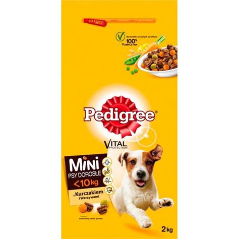 PEDIGREE sucha karma dla psa małe rasy z kurczakiem i warzywami 2 kg