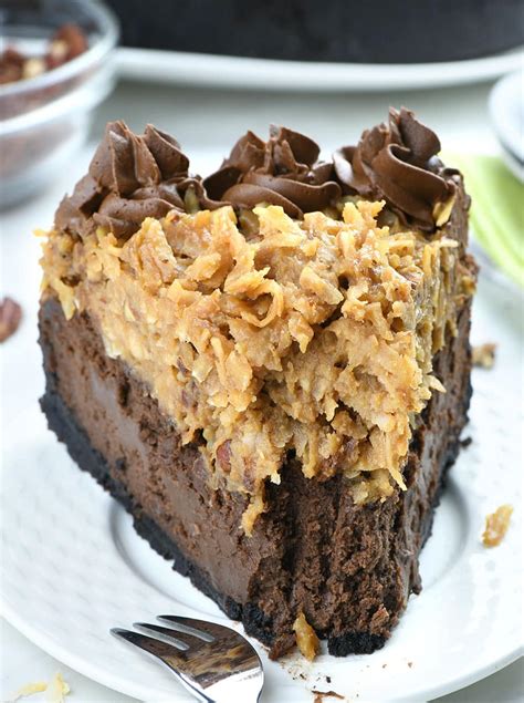 German Chocolate Cheesecake Pie