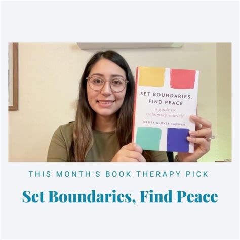 Book Therapy Book 5 Set Boundaries Find Peace A Guide To Reclaiming