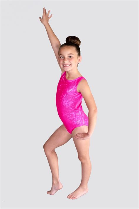 Pink Gymnastics Leotards For Girls