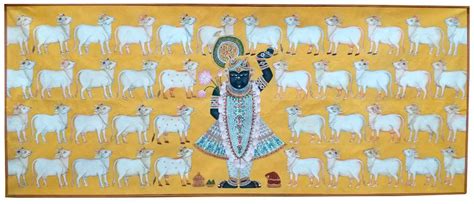 Buy traditional temple art of Nathdwara. Pichwai paintings of Lord ...