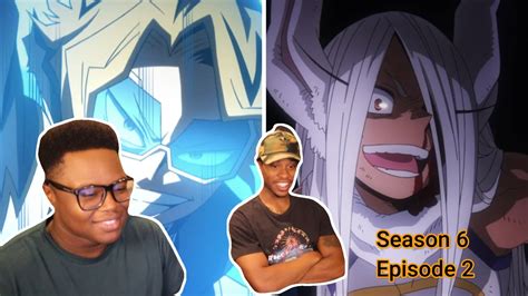 My Hero Academia Season 6 Ep 2 Reaction Mirko Going Crazy Youtube