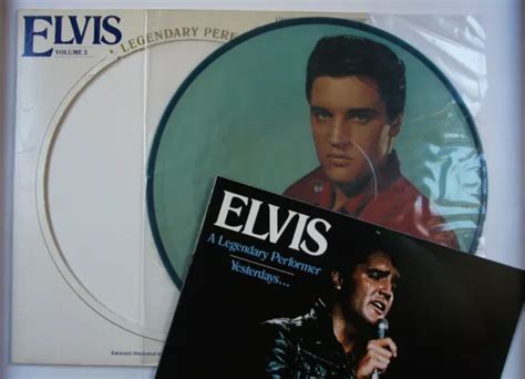 Elvis Presley A Legendary Performer Volume 3 Us Lp 1978 Picture Disc