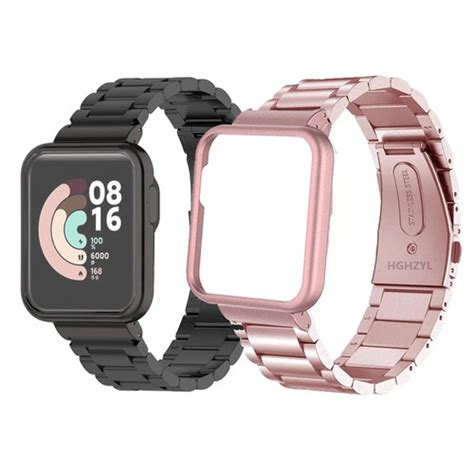 Jual Metal In Stainless Strap Bumper Frame Case For Xiaomi Mi Watch