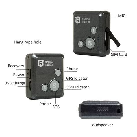 Handheld personal gps tracking device for human children sos button ...
