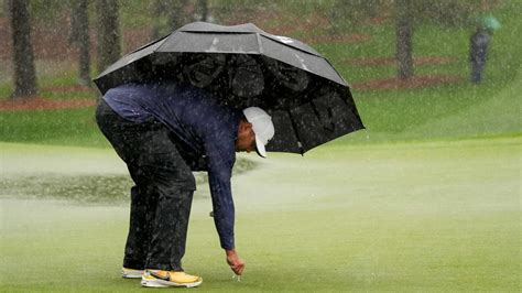 Brooks Koepka Chased By Rain Jon Rahm At Masters Yardbarker