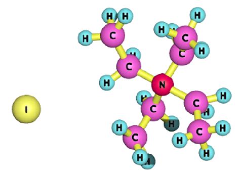 Three Dimensional Structure Of Tetraethylammonium Iodide Teai