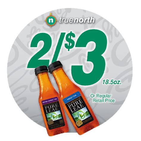 Pure Leaf Tea 2 for $3 – TrueNorth