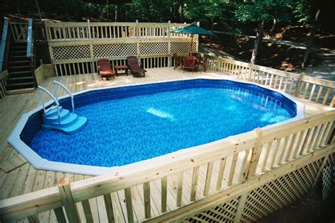 Installed Aboveground Pool Gallery - Doughboy Brand Aboveground Pools ...