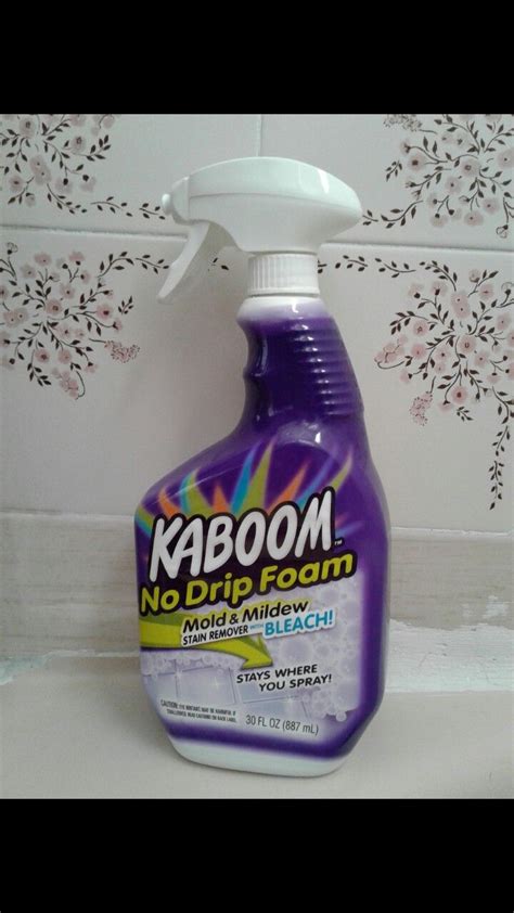 Kaboom No Drip Foam Molds And Mildew Stain Remover With Bleach Easy To