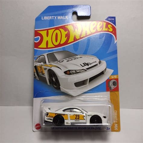 Nissan Silvia S Liberty Walk Lbwk White Hot Wheels Shopee Malaysia
