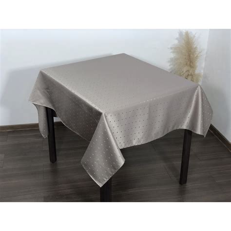 Fata De Masa Teflonat Gri Model Metalic 145 X 120 Cm EMAG Ro