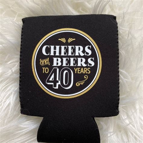 40th Birthday Can Coolers 12 Pack 40th Birthday Decorations For Men