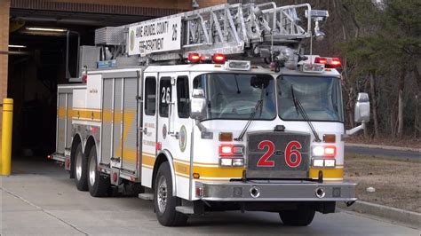 Anne Arundel County Fire Department Truck Responding Youtube