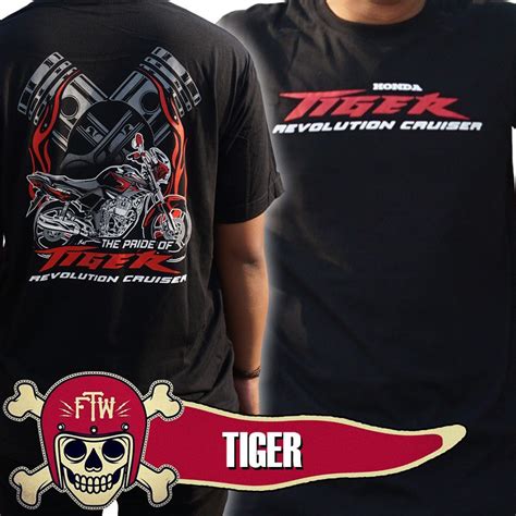 Jual Kaos Motor Kaos Cb Kaos C Kaos Tiger Logo Honda Logo Cb Logo C