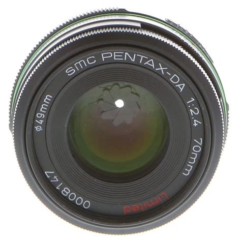 Pentax Mm F Smc Da Limited Autofocus K Mount Lens For Aps C Dslr