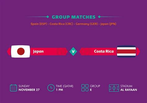 Copa mundial de fútbol qatar 2022 calendario de partidos de japón vs