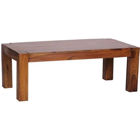 Table Basse Simple En Bois Massif De Palissandre H X L X P