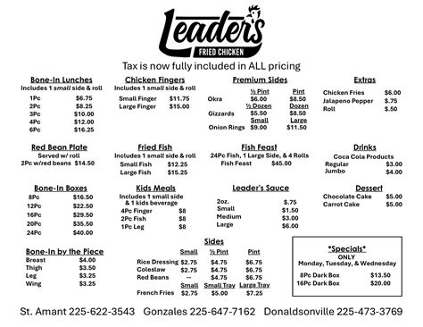 Leader's Fried Chicken | Gonzales LA