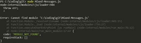 Javascript Why Do I Keep Getting Throwing This Error Node Internal