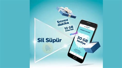 Türk Telekom Sil Süpür Haftalık ve Gece 10GB İnternet 2022 Mobil Diyarı