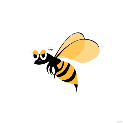 Free Angry Cartoon Bee Vector - EPS, Illustrator, JPG, PNG, SVG | Template.net