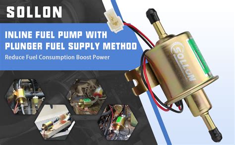 Amazon Electric Fuel Pump Kit 12V Universal Low Pressure Transfer