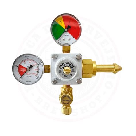 Regulador Co2 Famabras 1 Via Manometro