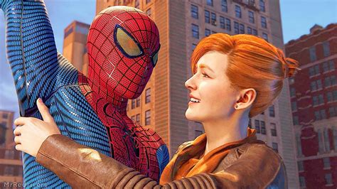 Marvel S Spider Man Remastered Spider Man Saves Mary Jane Scene Youtube