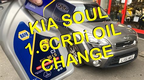 Kia Soul Crdi Oil Change Diy How To Youtube