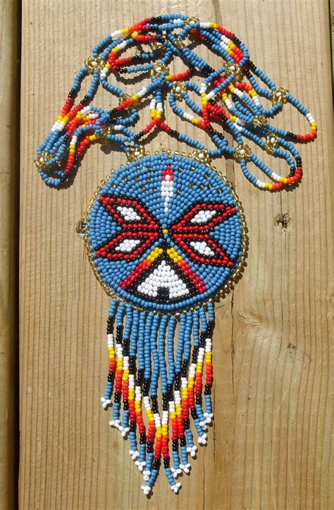 Native American Beadwork Pow Wow Native Art Etsy Native Beadwork