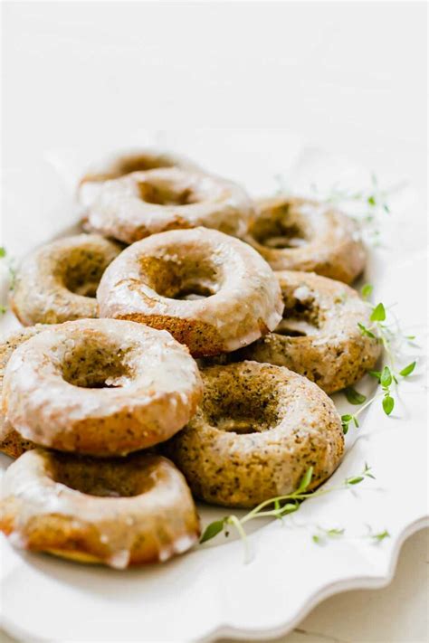 Lemon Poppy Seed Healthy Baked Donuts Jar Of Lemons