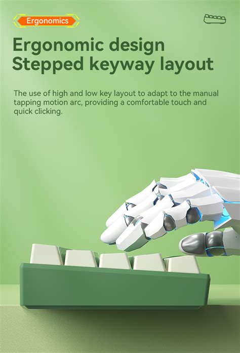 Bow G S Hot Swappable Wired Mechanical Gaming Keyboard Tea Cheese Vibe Gaming