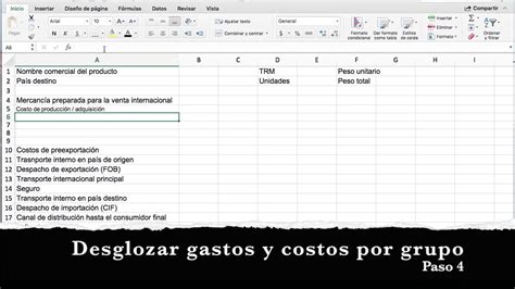 Cómo crear una matriz de DFI en Excel YouTube