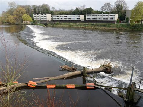 Driftwood By The River Dee Weir John S Turner Geograph Britain