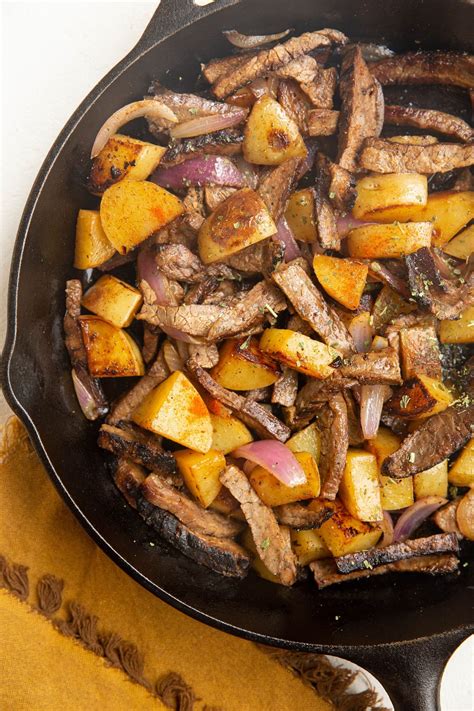 30 Minute Steak And Potato Skillet The Roasted Root