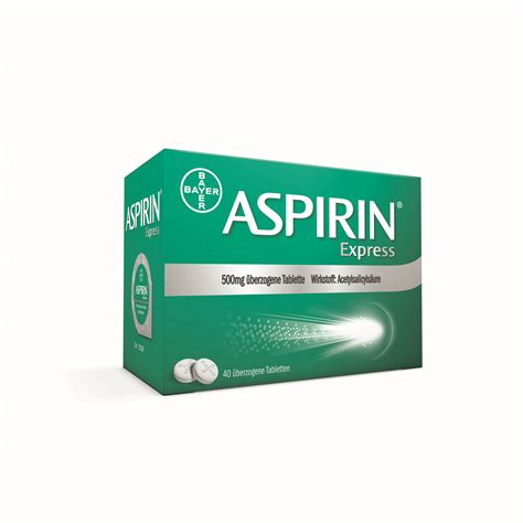 Aspirin Express Mg Berzogene Tablette Deine Apotheke