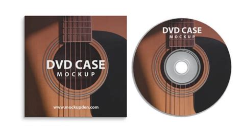 23 Free Creative DVD Cover Mockup Packaging 2020 Collection