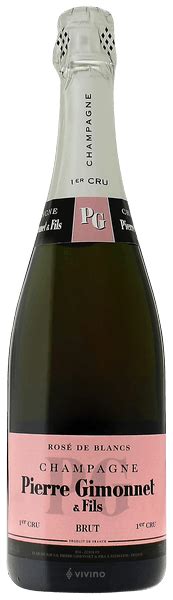 N V Pierre Gimonnet Fils Rosé de Blancs Brut Champagne Premier Cru